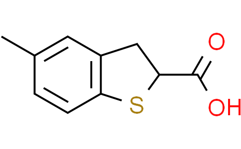 5-methyl-2,3-dihydrobenzothiophene-2-carboxylic acid