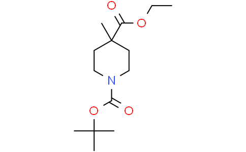 1-tert-butyl 4-ethyl 4-methylpiperidine-1,4-dicarboxylate
