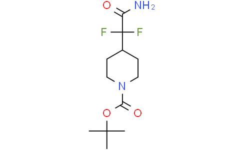 tert-butyl 4-(2-amino-1,1-difluoro-2-oxo-ethyl)piperidine-1-carboxylate