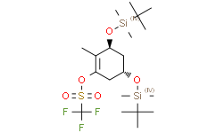 (3S,5S)-3,5-二(叔-丁基二甲基硅杂氧基)-2-甲基-1-环己烯-1-醇 1-三氟甲磺酸
