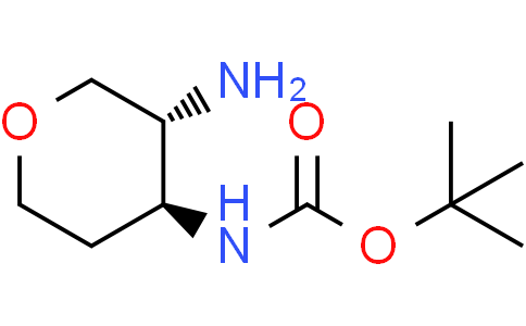 tert-butyl N-[trans-3-aminotetrahydropyran-4-yl]carbamate