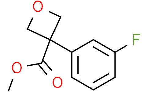 methyl 3-(3-fluorophenyl)oxetane-3-carboxylate