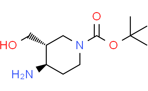 tert-butyl trans-4-amino-3-(hydroxymethyl)piperidine-1-carboxylate
