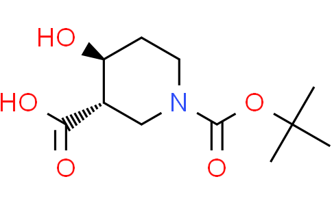 trans-1-tert-butoxycarbonyl-4-hydroxy-piperidine-3-carboxylic acid