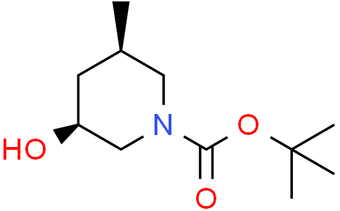 tert-butyl (3S,5R)-3-hydroxy-5-methyl-piperidine-1-carboxylate