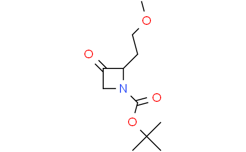 tert-butyl 2-(2-methoxyethyl)-3-oxo-azetidine-1-carboxylate