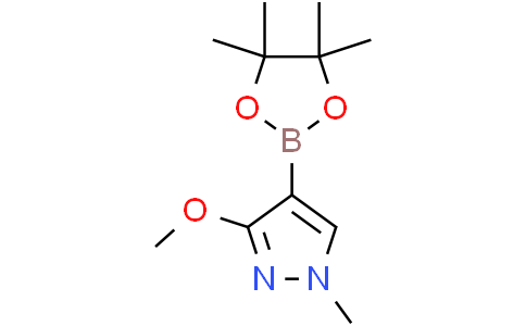 3-methoxy-1-methyl-4-(4,4,5,5-tetramethyl-1,3,2-dioxaborolan-2-yl)pyrazole