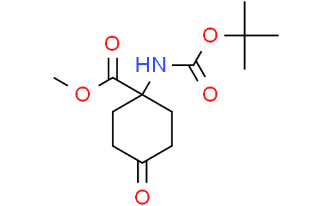 methyl 1-{[(tert-butoxy)carbonyl]amino}-4-oxocyclohexane-1-carboxylate