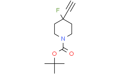 tert-butyl 4-ethynyl-4-fluoropiperidine-1-carboxylate
