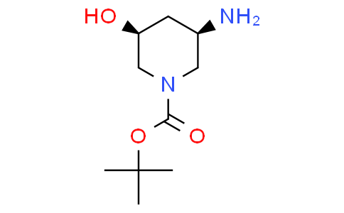 tert-butyl cis-3-amino-5-hydroxypiperidine-1-carboxylate