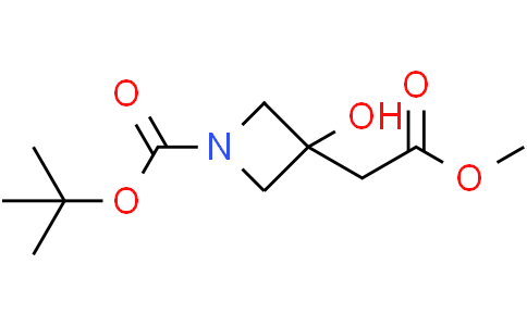 tert-butyl 3-hydroxy-3-(2-methoxy-2-oxoethyl)azetidine-1-carboxylate