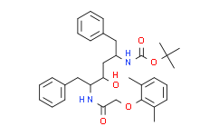 (2S，3S，5S)-2-(2，6-二甲基苯氧乙酰基)氨基-3-羟基-5-(叔丁氧羰基)氨基-1，6-二苯基己烷,≥97%