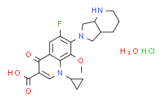莫西沙星盐酸盐一水合物,>98.0%(HPLC)(T)