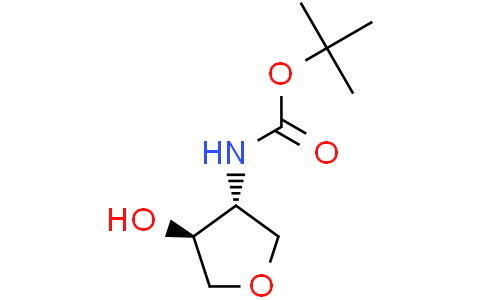 tert-butyl N-[(3R,4S)-4-hydroxytetrahydrofuran-3-yl]carbamate