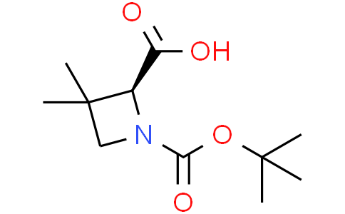 (2S)-1-[(tert-butoxy)carbonyl]-3,3-dimethylazetidine-2-carboxylic acid