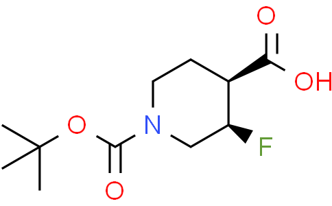 (3R,4S)-1-tert-butoxycarbonyl-3-fluoro-piperidine-4-carboxylic acid