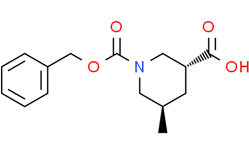 (3R,5R)-1-benzyloxycarbonyl-5-methyl-piperidine-3-carboxylic acid