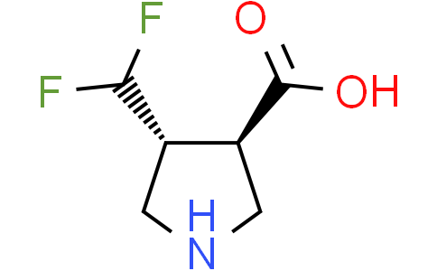 (3R,4R)-4-(difluoromethyl)pyrrolidine-3-carboxylic acid