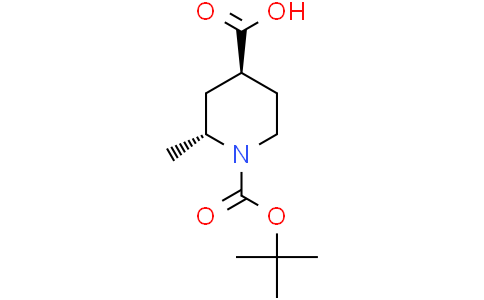 (2R,4S)-1-[(tert-butoxy)carbonyl]-2-methylpiperidine-4-carboxylic acid