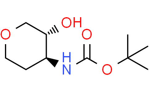 tert-butyl N-[(3R,4S)-3-hydroxytetrahydropyran-4-yl]carbamate
