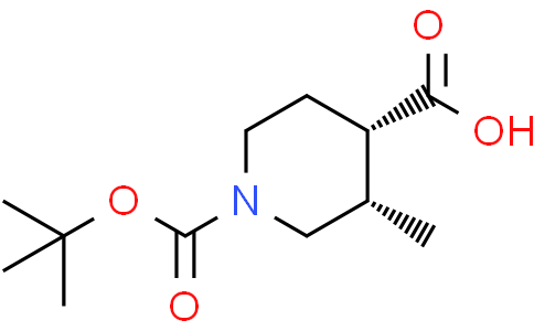 (3S,4S)-1-[(tert-butoxy)carbonyl]-3-methylpiperidine-4-carboxylic acid