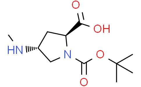 (2S,4R)-1-tert-butoxycarbonyl-4-(methylamino)pyrrolidine-2-carboxylic acid