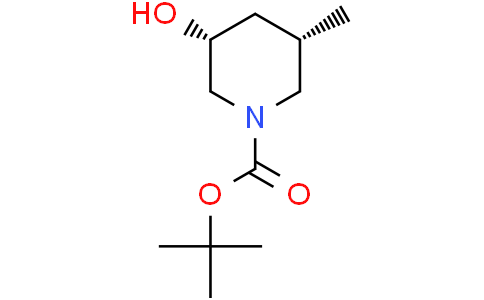 tert-butyl (3R,5S)-3-hydroxy-5-methyl-piperidine-1-carboxylate