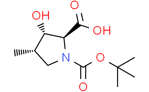 (2S,3S,4S)-1-[(tert-butoxy)carbonyl]-3-hydroxy-4-methylpyrrolidine-2-carboxylic acid