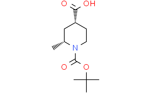 (2R,4R)-1-[(tert-butoxy)carbonyl]-2-methylpiperidine-4-carboxylic acid