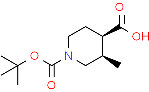 (3R,4R)-1-[(tert-butoxy)carbonyl]-3-methylpiperidine-4-carboxylic acid
