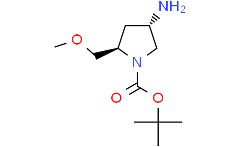 tert-butyl (2R,4S)-4-amino-2-(methoxymethyl)pyrrolidine-1-carboxylate