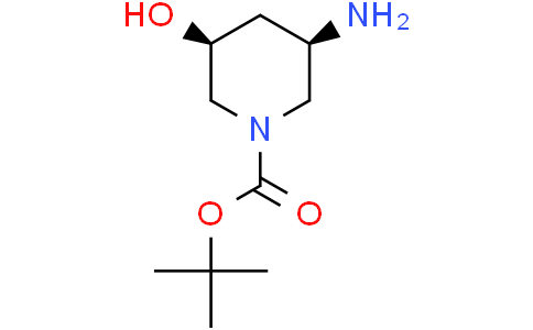 tert-butyl (3R,5S)-3-amino-5-hydroxy-piperidine-1-carboxylate