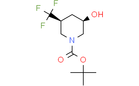 tert-butyl (3R,5S)-3-hydroxy-5-(trifluoromethyl)piperidine-1-carboxylate