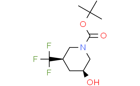 tert-butyl (3S,5R)-3-hydroxy-5-(trifluoromethyl)piperidine-1-carboxylate