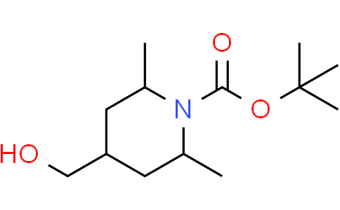 tert-butyl 4-(hydroxymethyl)-2,6-dimethyl-piperidine-1-carboxylate