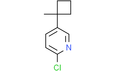 2-chloro-5-(1-methylcyclobutyl)pyridine
