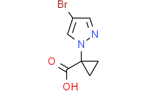 1-(4-bromopyrazol-1-yl)cyclopropanecarboxylic acid