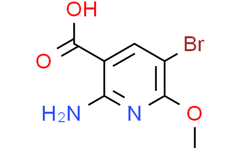 2-amino-5-bromo-6-methoxy-pyridine-3-carboxylic acid