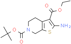 2-氨基-4，5-二氢噻吩并[2，3-c]吡啶-3，6(7H)-二羧酸-6-叔丁基酯,97%
