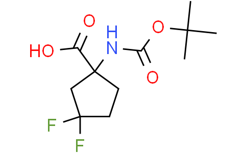 1-{[(tert-butoxy)carbonyl]amino}-3,3-difluorocyclopentane-1-carboxylic acid
