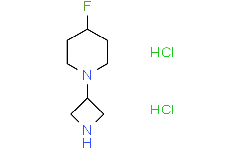 1-(azetidin-3-yl)-4-fluoropiperidine dihydrochloride