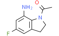 1-(7-amino-5-fluoro-indolin-1-yl)ethanone