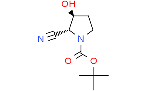 tert-butyl (2R,3S)-2-cyano-3-hydroxy-pyrrolidine-1-carboxylate
