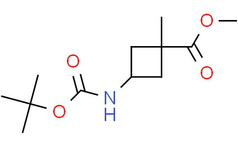 methyl trans-3-{[(tert-butoxy)carbonyl]amino}-1-methylcyclobutane-1-carboxylate