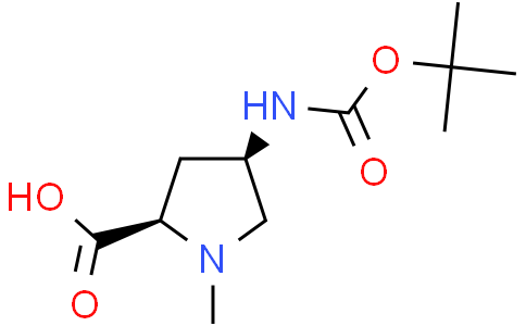 (2R,4R)-4-{[(tert-butoxy)carbonyl]amino}-1-methylpyrrolidine-2-carboxylic acid