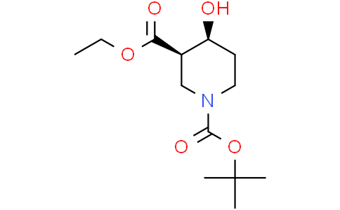 O1-tert-butyl O3-ethyl cis-4-hydroxypiperidine-1,3-dicarboxylate