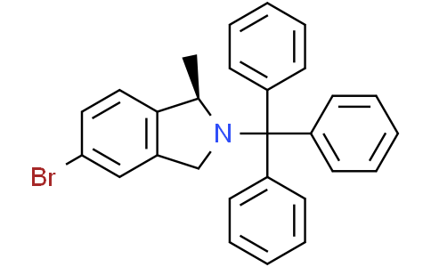 (1R)-5-bromo-1-methyl-2-trityl-isoindolineCas:194805-14-6