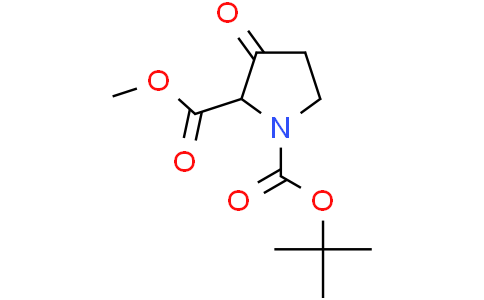 1-tert-butyl 2-methyl 3-oxopyrrolidine-1,2-dicarboxylate