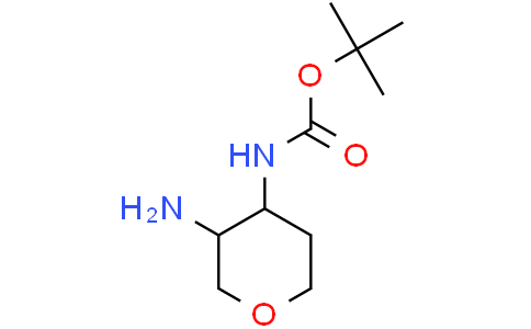 tert-butyl N-[(3S,4R)-3-aminotetrahydropyran-4-yl]carbamate