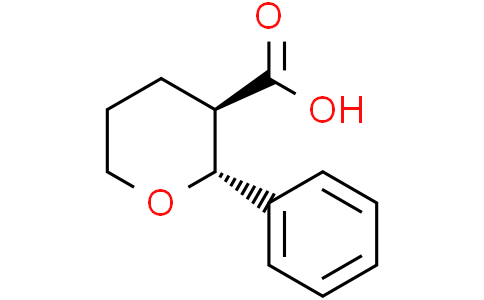 trans-2-phenyltetrahydropyran-3-carboxylic acid
